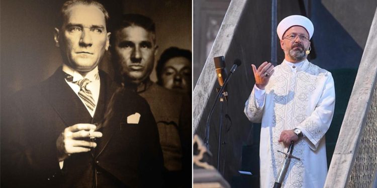Ülkenin Kurucusu Atatürk’e Üstü Kapalı Lanet Okuyan Ali Erbaş’a Tepkiler Dinmiyor