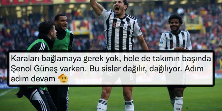 Beşiktaş’ın Üst Üste 4. Galibiyetini Aldığı Kayserispor Maçının Ardından Sosyal Medyadan Gelen Tepkiler