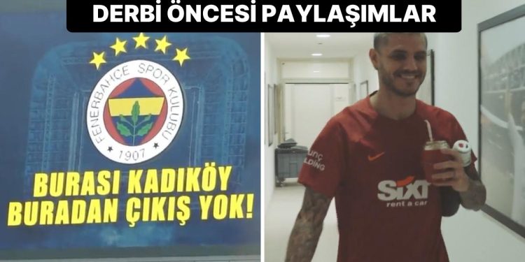 Fenerbahçe ve Galatasaray, Dev Derbi Öncesi Taraftarlarını Maç Havasına Sokacak Klipler Yayınladı